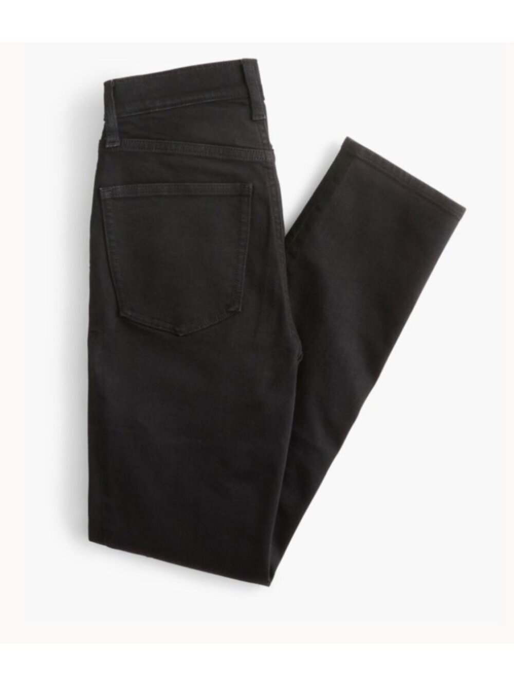 J Crew High-Rise Stovepipe Jean in Signature Stretch~Size 33~Black NWT L7 22